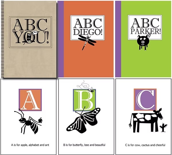 ABC You! picture book cover and spreads